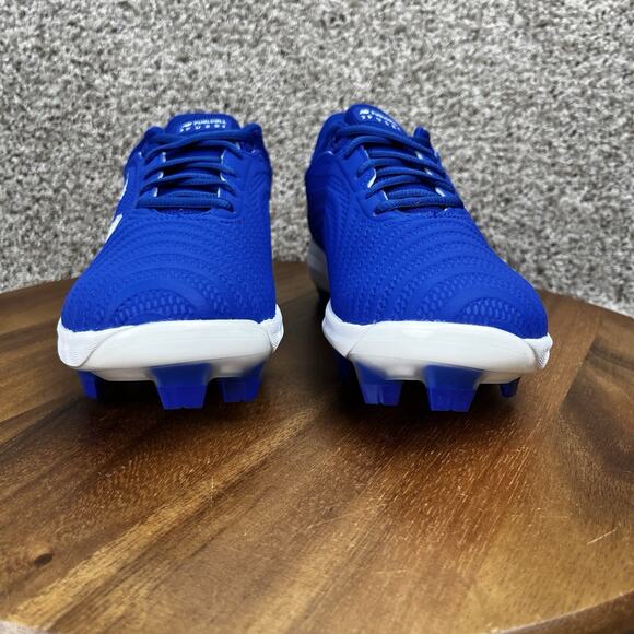 New Balance FuelCell Fuse V4 Molded Softball Womens Size 8 Shoe Cleat Blue White - Picture 3 of 12